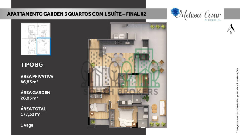 Imagem Apartamento com 3 Quartos à Venda, 84 m² em Vila Operária - Campo Largo Imagem Apartamento com 3 Quartos à Venda, 84 m² em Vila Operária - Campo Largo