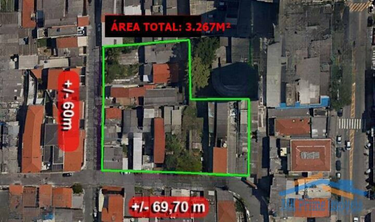 Imagem Terreno à Venda, 3.267 m² em Jaguaribe - Osasco Imagem Terreno à Venda, 3.267 m² em Jaguaribe - Osasco