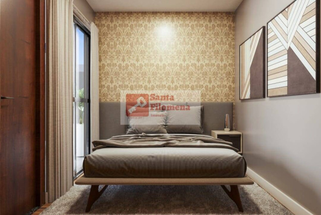 Imagem Apartamento com 2 Quartos à Venda, 45 m² em Santa Maria - Santo André
