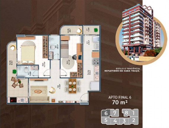 Imagem Apartamento com 2 Quartos à Venda, 70 m² em Guilhermina - Praia Grande Imagem Apartamento com 2 Quartos à Venda, 70 m² em Guilhermina - Praia Grande
