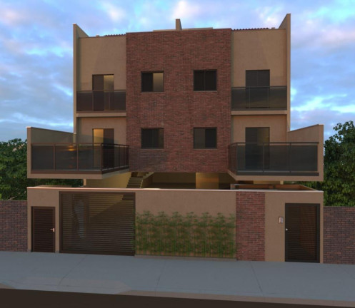Imagem Apartamento com 2 Quartos à Venda, 60 m² em Vila Linda - Santo André