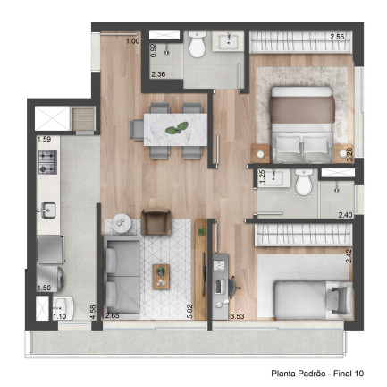 Imagem Apartamento com 2 Quartos à Venda, 111 m² em Praia De Belas - Porto Alegre Imagem Apartamento com 2 Quartos à Venda, 111 m² em Praia De Belas - Porto Alegre