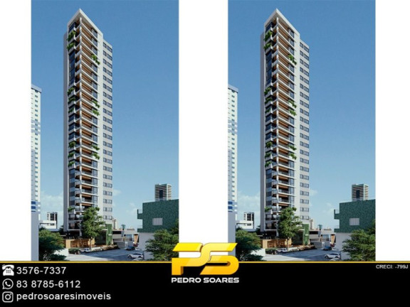 Apartamento com 3 Quartos à Venda, 142 m² em Tambaú - João Pessoa