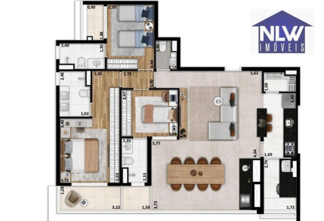 Imagem Apartamento com 3 Quartos à Venda, 116 m² em Paraíso - São Paulo