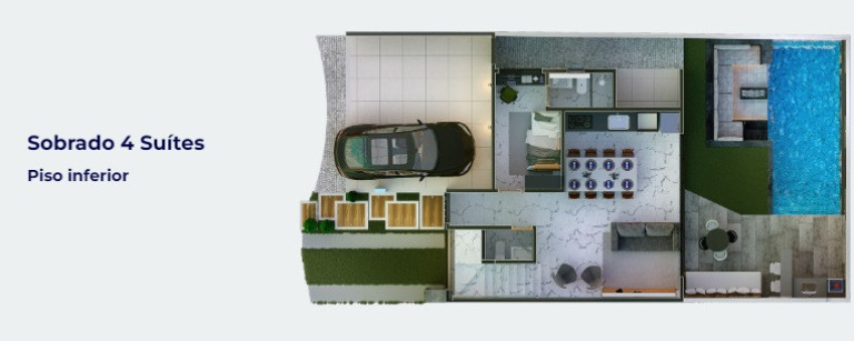 Imagem Casa de Condomínio com 3 Quartos à Venda, 167 m² em Jardim Europa - Goiania