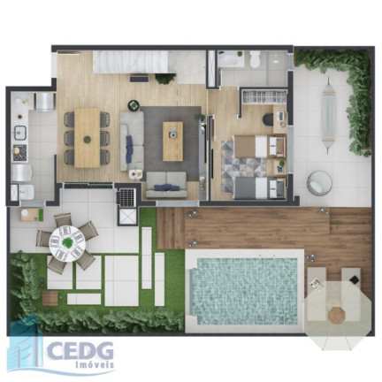 Imagem Apartamento com 3 Quartos à Venda, 67 m² em Portão - Curitiba