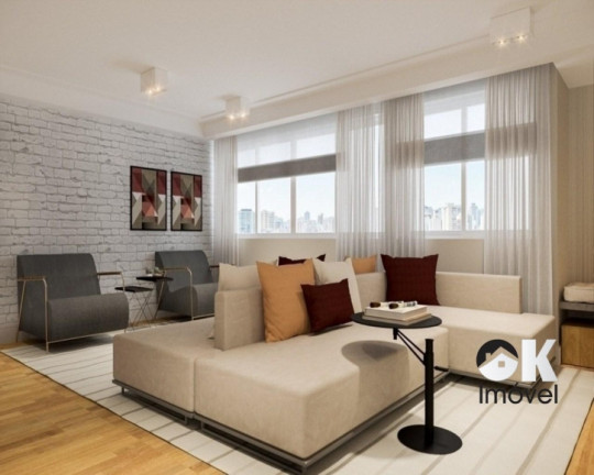 Apartamento com 2 Quartos à Venda, 100 m² em Jardim Paulista - São Paulo