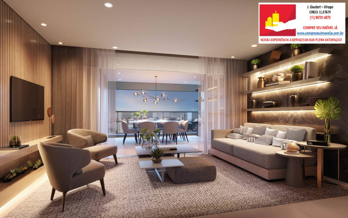 Imagem Apartamento com 3 Quartos à Venda, 125 m² em Campo Belo - São Paulo Imagem Apartamento com 3 Quartos à Venda, 125 m² em Campo Belo - São Paulo