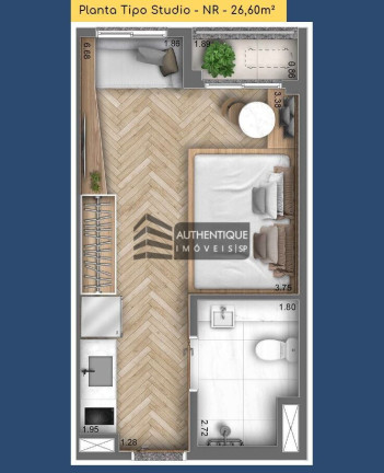 Imagem Apartamento com 1 Quarto à Venda, 29 m² em Moema - São Paulo