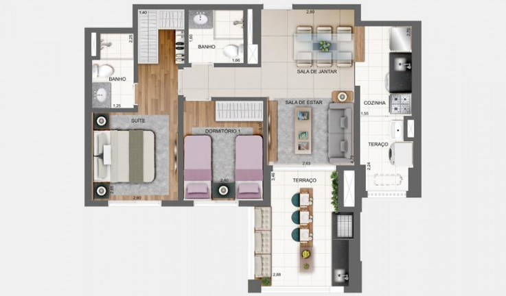 Imagem Apartamento com 2 Quartos à Venda, 66 m² em Tatuapé - São Paulo