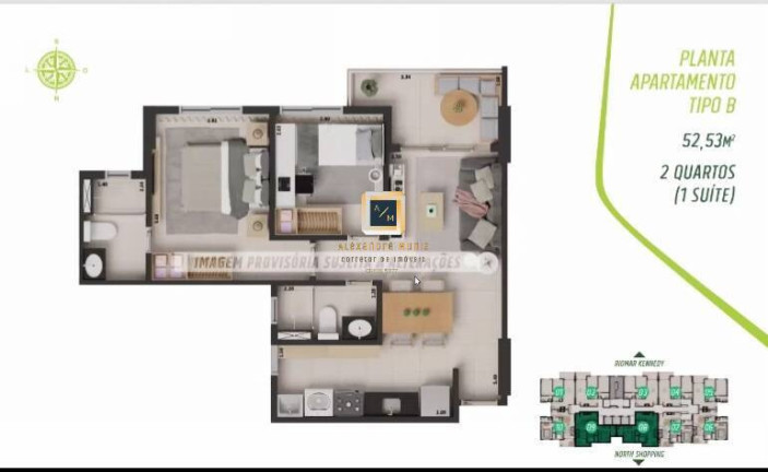 Imagem Apartamento com 2 Quartos à Venda, 53 m² em Presidente Kennedy - Fortaleza Imagem Apartamento com 2 Quartos à Venda, 53 m² em Presidente Kennedy - Fortaleza