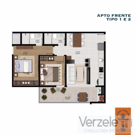 Imagem Apartamento com 2 Quartos à Venda, 65 m² em São Francisco De Assis - Camboriú Imagem Apartamento com 2 Quartos à Venda, 65 m² em São Francisco De Assis - Camboriú