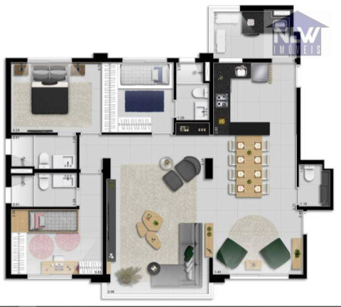 Apartamento com 3 Quartos à Venda, 113 m² em Vila Clementino - São Paulo