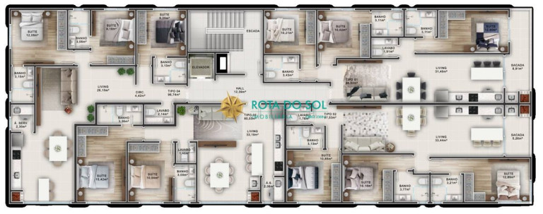 Imagem Apartamento com 3 Quartos à Venda, 177 m² em Canto Grande - Bombinhas Imagem Apartamento com 3 Quartos à Venda, 177 m² em Canto Grande - Bombinhas