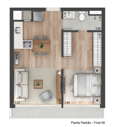 Imagem Apartamento com 2 Quartos à Venda, 97 m² em Praia De Belas - Porto Alegre