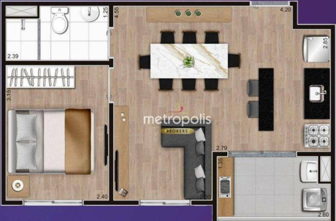 Imagem Apartamento com 2 Quartos à Venda, 38 m² em Lapa - São Paulo