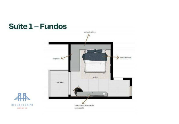 Imagem Sobrado com 2 Quartos à Venda, 74 m² em Areias - São José Imagem Sobrado com 2 Quartos à Venda, 74 m² em Areias - São José