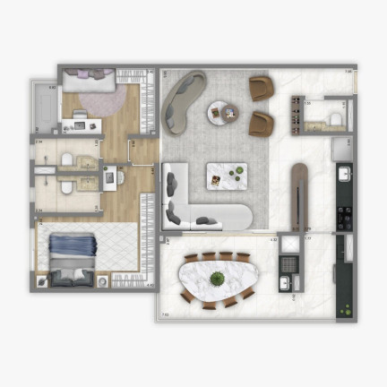 Imagem Imóvel com 3 Quartos à Venda, 90 m² em Jardim - Santo André Imagem Imóvel com 3 Quartos à Venda, 90 m² em Jardim - Santo André
