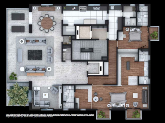 Imagem Apartamento com 3 Quartos à Venda, 300 m² em Jardins - São Paulo
