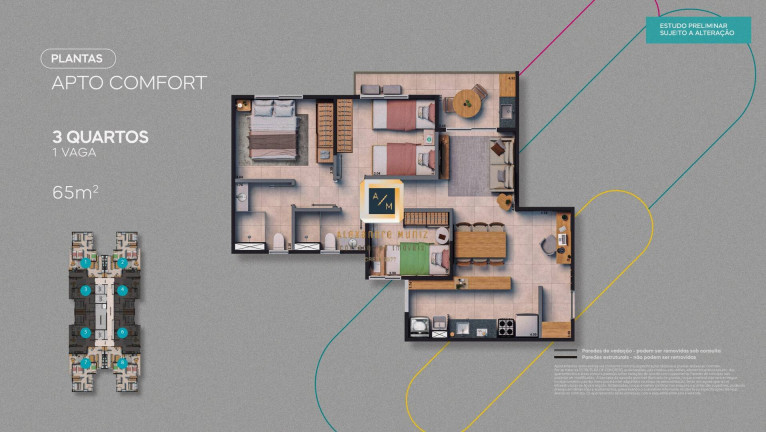 Imagem Apartamento com 2 Quartos à Venda, 53 m² em Praia Do Futuro Ii - Fortaleza Imagem Apartamento com 2 Quartos à Venda, 53 m² em Praia Do Futuro Ii - Fortaleza