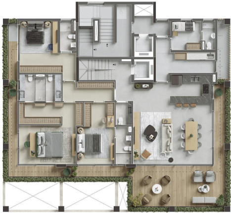 Imagem Cobertura com 3 Quartos à Venda, 491 m² em Vila Nova Conceição - São Paulo