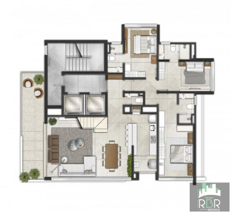 Imagem Apartamento com 3 Quartos à Venda, 185 m² em Torres