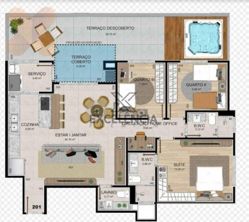 Imagem Apartamento com 3 Quartos à Venda, 95 m² em Três Marias - São José Dos Pinhais Imagem Apartamento com 3 Quartos à Venda, 95 m² em Três Marias - São José Dos Pinhais