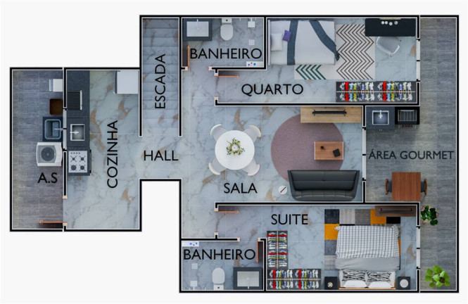 Imagem Sobrado com 2 Quartos à Venda, 71 m² em Boqueirao - Praia Grande