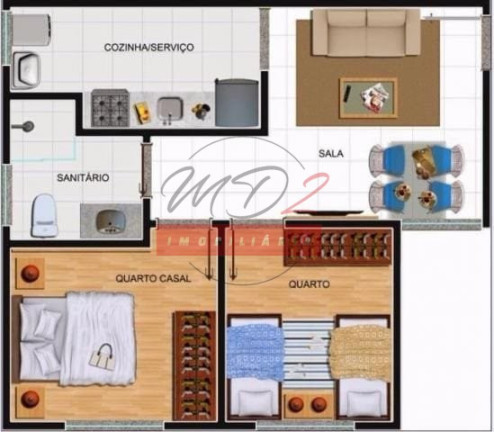 Imagem Apartamento com 2 Quartos à Venda, 44 m² em Muchila - Feira De Santana Imagem Apartamento com 2 Quartos à Venda, 44 m² em Muchila - Feira De Santana