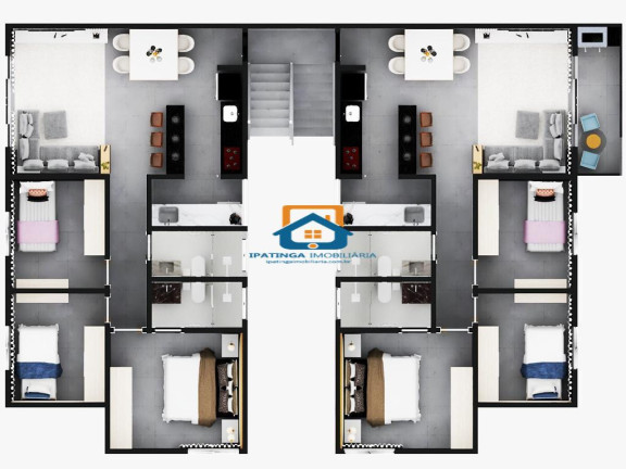 Imagem Apartamento com 3 Quartos à Venda, 90 m² em Canaã - Ipatinga