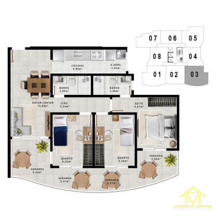 Imagem Apartamento com 2 Quartos à Venda, 57 m² em Suacu - Aracruz