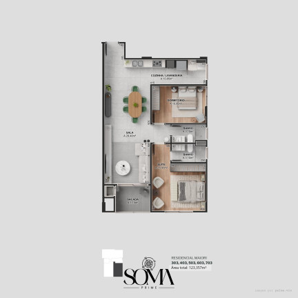Apartamento com 2 Quartos à Venda, 91 m² em São Cristóvão - Lajeado