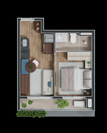Imagem Imóvel com 1 Quarto à Venda, 58 m² em Pinheiros - São Paulo Imagem Imóvel com 1 Quarto à Venda, 58 m² em Pinheiros - São Paulo