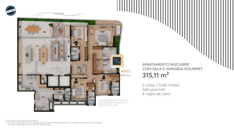 Imagem Apartamento com 4 Quartos à Venda, 315 m² em Meireles - Fortaleza Imagem Apartamento com 4 Quartos à Venda, 315 m² em Meireles - Fortaleza