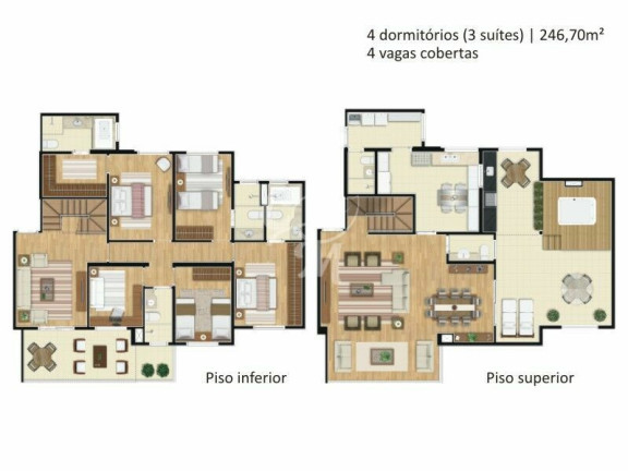 Imagem Cobertura com 5 Quartos à Venda, 246 m² em Vila Isabel Eber - Jundiaí