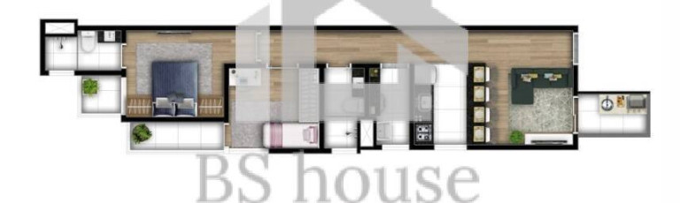 Imagem Apartamento com 2 Quartos à Venda, 52 m² em Campestre - Santo André