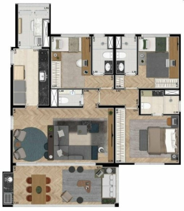 Imagem Apartamento com 3 Quartos à Venda, 116 m² em Parque Da Mooca - São Paulo Imagem Apartamento com 3 Quartos à Venda, 116 m² em Parque Da Mooca - São Paulo