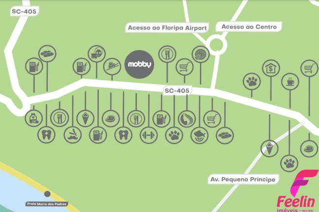 Imagem Studio com 1 Quarto à Venda, 19 m² em Campeche - Florianópolis