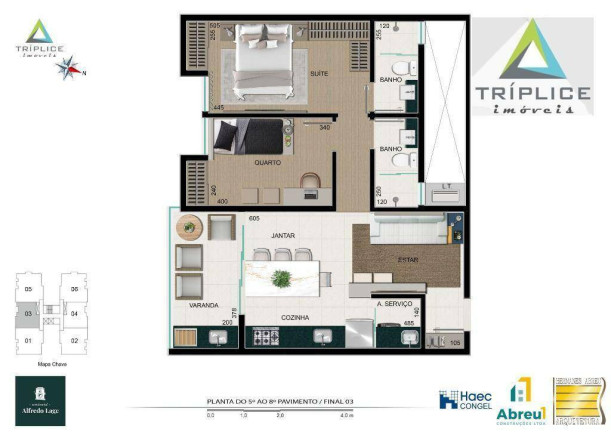 Imagem Apartamento com 2 Quartos à Venda, 67 m² em São Mateus - Juiz De Fora