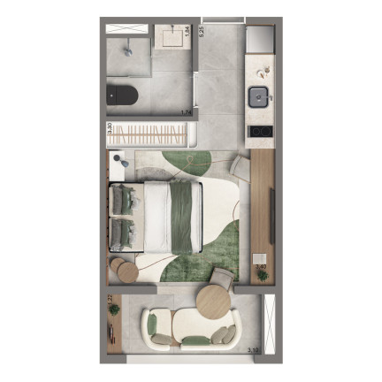 Imagem Apartamento com 2 Quartos à Venda, 37 m² em Vila Clementino - São Paulo