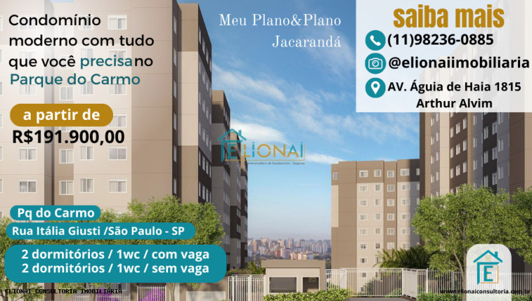 Imagem Apartamento com 2 Quartos à Venda, 31 m² em Pq. Do Carmo - São Paulo