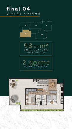 Imagem Apartamento com 2 Quartos à Venda, 48 m² em Capão Raso - Curitiba Imagem Apartamento com 2 Quartos à Venda, 48 m² em Capão Raso - Curitiba