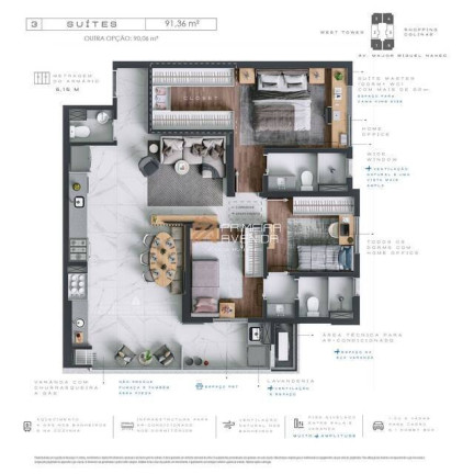 Imagem Apartamento com 2 Quartos à Venda, 60 m² em Jardim Das Colinas - São José Dos Campos Imagem Apartamento com 2 Quartos à Venda, 60 m² em Jardim Das Colinas - São José Dos Campos