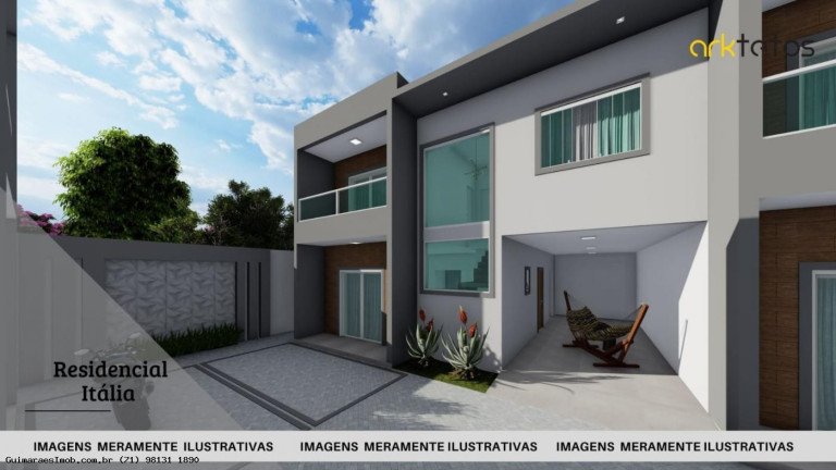 Imagem Casa com 3 Quartos à Venda, 152 m² em Recreio Ipitanga - Lauro De Freitas Imagem Casa com 3 Quartos à Venda, 152 m² em Recreio Ipitanga - Lauro De Freitas