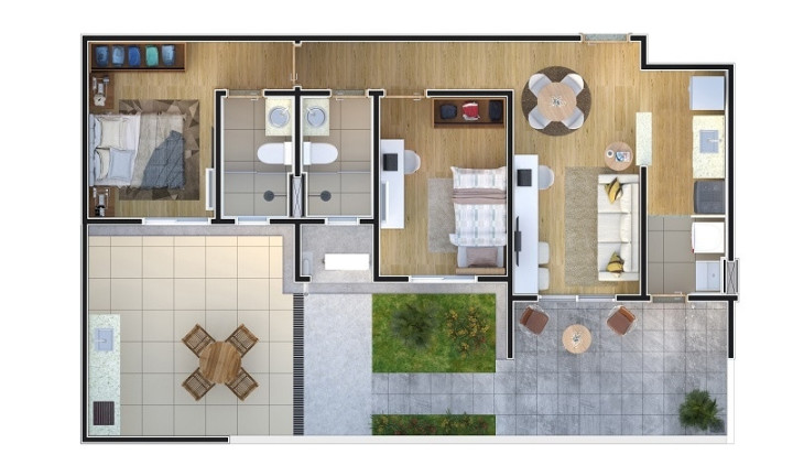 Imagem Apartamento com 3 Quartos à Venda, em Quinta Ranieri - Bauru Imagem Apartamento com 3 Quartos à Venda, em Quinta Ranieri - Bauru