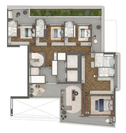 Imagem Imóvel com 4 Quartos à Venda, 695 m² em Jardim Guedala - São Paulo Imagem Imóvel com 4 Quartos à Venda, 695 m² em Jardim Guedala - São Paulo
