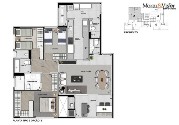 Imagem Apartamento com 3 Quartos à Venda, 131 m² em Cabral - Curitiba