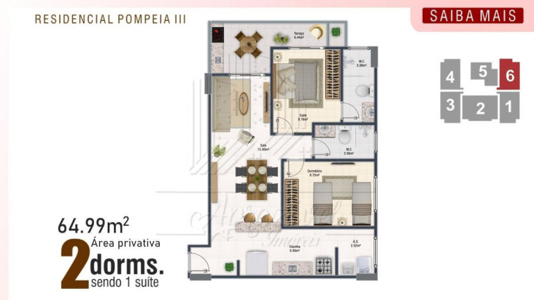 Imagem Imóvel com 2 Quartos à Venda,  em Ocian - Praia Grande
