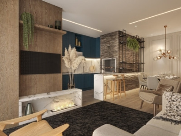 Apartamento com 2 Quartos à Venda, 80 m² em Centro - Gramado