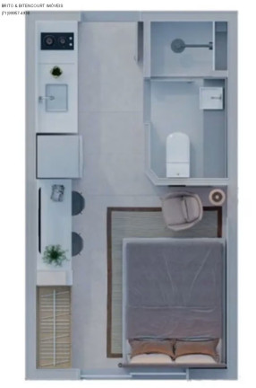 Imagem Imóvel com 1 Quarto à Venda, 18 m² em Piatã - Salvador Imagem Imóvel com 1 Quarto à Venda, 18 m² em Piatã - Salvador